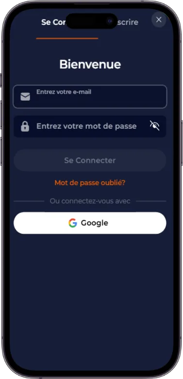 Connexion ou inscription